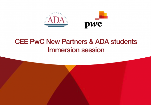 CEE PwC New Partners & ADA University students Immersion session