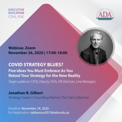 New Webinar: COVID Strategy Blues? Five Ideas You Must Embrace As You Retool Your Strategy for the New Reality