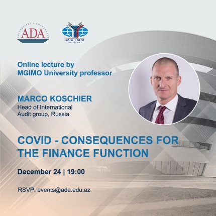 Online lecture by Marco Koschier, MGIMO University Visiting expert