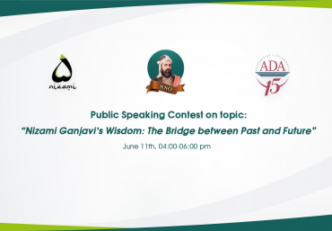 Public Speaking Contest on Nizami Ganjavi's wisdom
