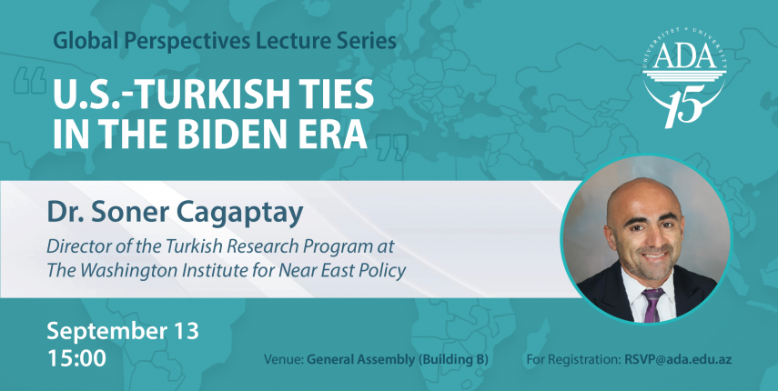 Global Perspectives Lecture Series: U.S.-Turkish Ties in the Biden Era