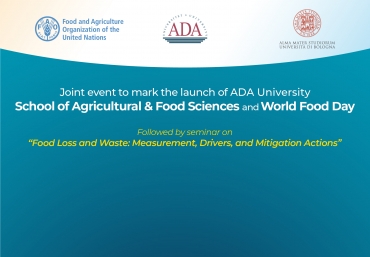 Joint event marking the launch of the School of Agricultural and Food Sciences and World Food Day