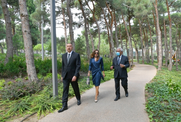 President Ilham Aliyev and First Lady Mehriban Aliyeva attended opening of two new facilities of ADA University