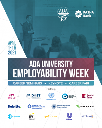 ADA University Employability Week: 1-10 April 2021