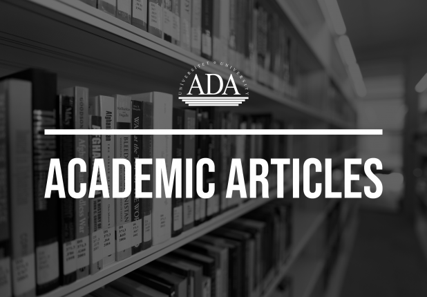 ADA University faculty's article has been added to the Web of Science database