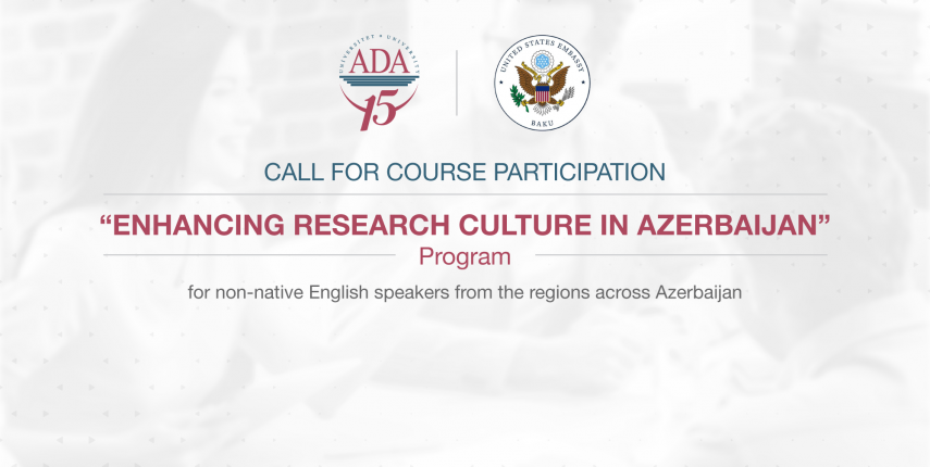 Call For Course Participation: General English And Research-Based Courses. Apply today!