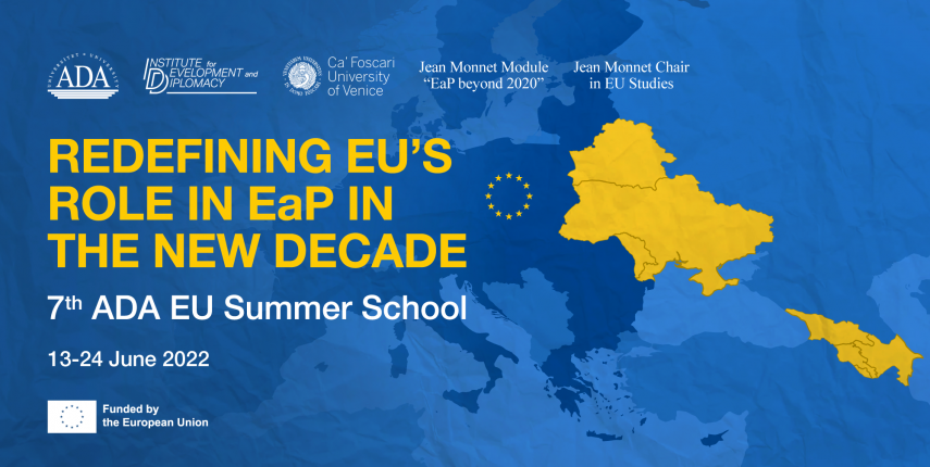 Call for Applications to 7th ADA EU Summer School: Redefining EU’s role in EaP in the New Decade