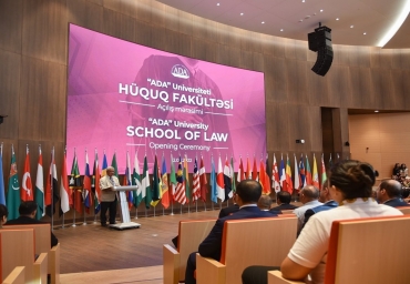 The inauguration ceremony of the School of Law was held at ADA University