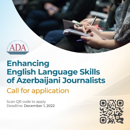 Call For Applications: English Proficiency and Journalism Specific Courses