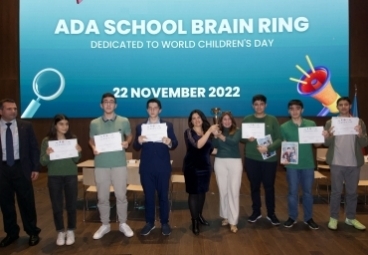An intellectual game was held at ADA School on the occasion of World Children's Day