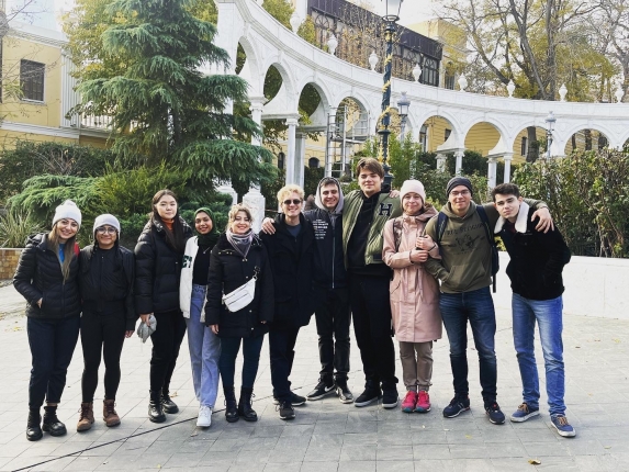 ADA University international students went sightseeing in Baku