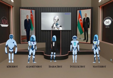 We hosted a conference commemorating the 100th anniversary of Great Leader Heydar Aliyev with the presentation of robots