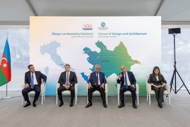 ADA University inaugurated the School of Design and Architecture within the Italy-Azerbaijan University project