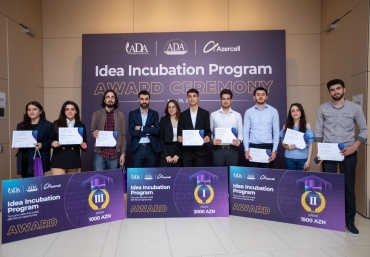 Azercell announces the winners of the "Idea Incubation Program"
