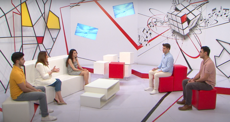 ADA University students and instructors appeared on TV