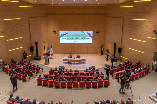 Ground-breaking ceremony for the Italy-Azerbaijan University in Baku with Minister of Foreign Affairs and International Cooperation of the Italian Republic Luigi di Maio
