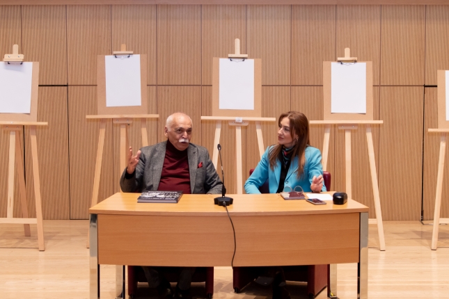 The meeting with People's Artist of Azerbaijan at ADA University