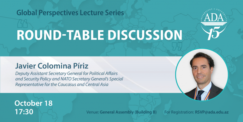 Round-table discussion with NATO Secretary General’s Special Representative for the Caucasus and Central Asia